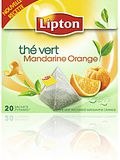 Thé numéro 38: Thé vert Mandarine Orange - Lipton