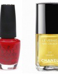 Vernis # 52 : Vernis  Color So Hot It Berns  - opi et Mimosa - Chanel