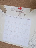 Graphisme// Le calendrier de novembre