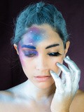 Make-up//Galaxy girl