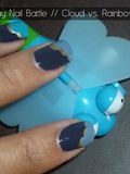 The Sunday Nail Battle // Cloud vs. Rainbow