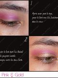 Tuto photo #6 – make-up – Pink & Gold