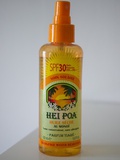 L’huile sèche au Monoi spf 30 de Hei Poa