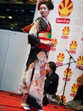 Le defilé de kimonos Be Japon à Japan Expo
