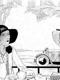 Mars 1930 : femmes en chapeaux