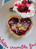 Tartelette crumble fruits rouges°