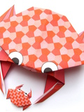 Crabe en origami