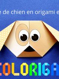 Tête de chien en origami - Vidéo