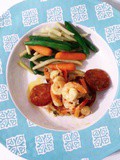 Crevettes épicées au chorizo: Une recette du cuisinier rebelle que j'ai adapté