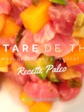 Recette #Paleo: Tartare de thon mangue, ananas et avocat